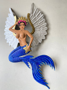 Tin Artwork  - Frida Kahlo (Mermaid)