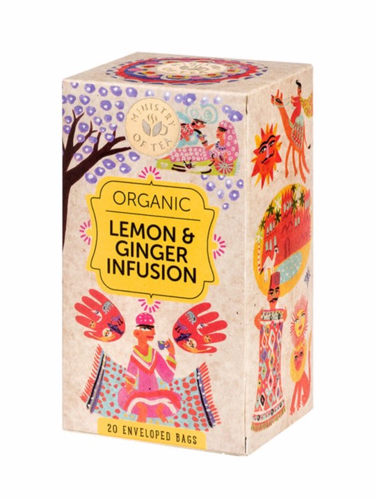 MOT Organic Lemon & Ginger Tea