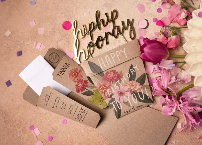 Seed Pack - Happy Birthday Zinnia