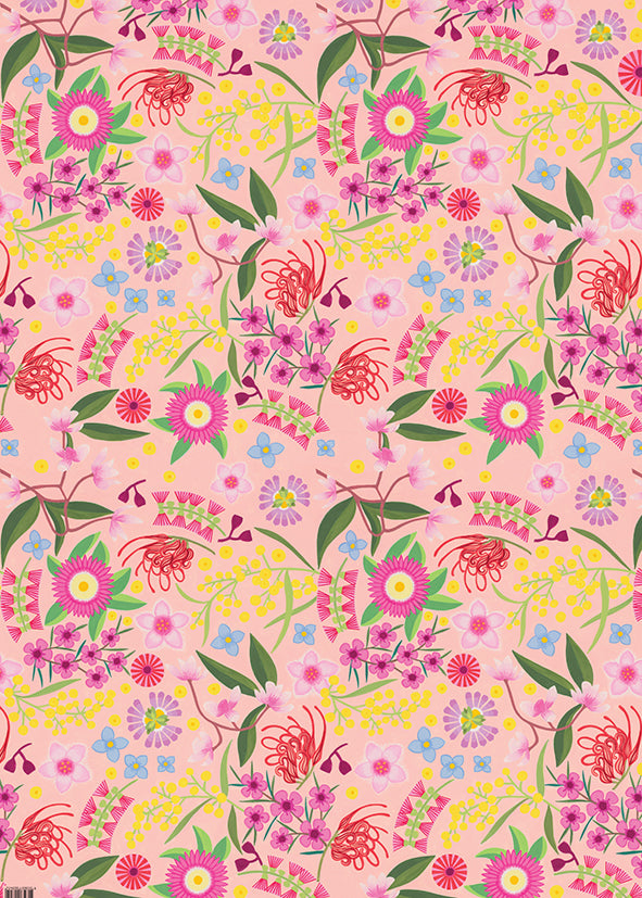 Wrapping Paper - Coastal Forage