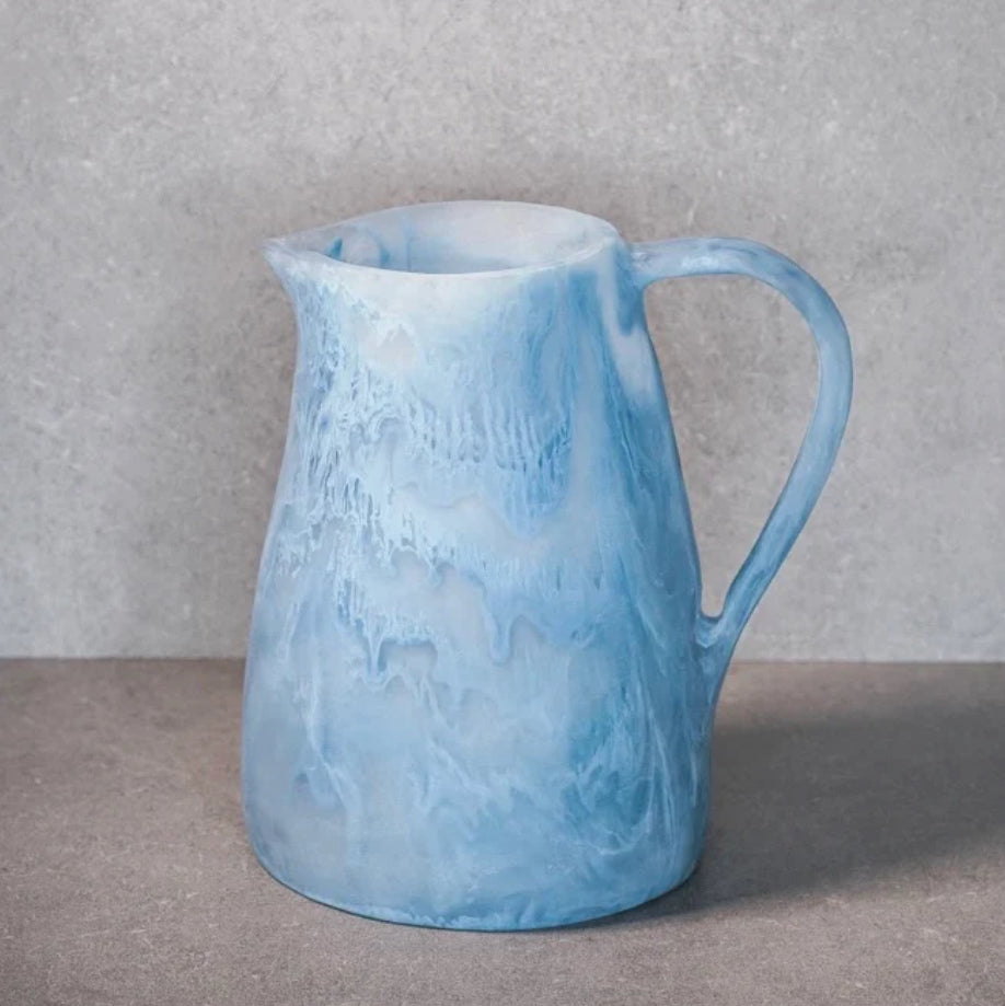 Resin Water Pitcher - CHAMBRAY