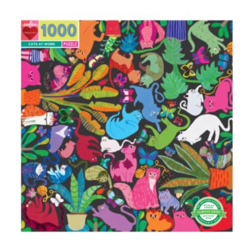 Puzzle Cats At Work 1000PCE