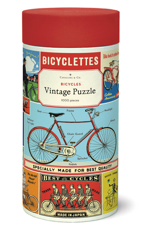 Puzzle - Cavallini Vintage Bicycles 1000 PCE
