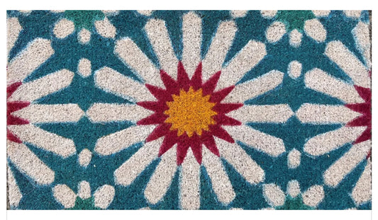 Door Mat Short - Casablanca Turquoise