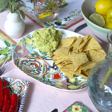 Oval Serving Dish- Mexican Folklore Tiles