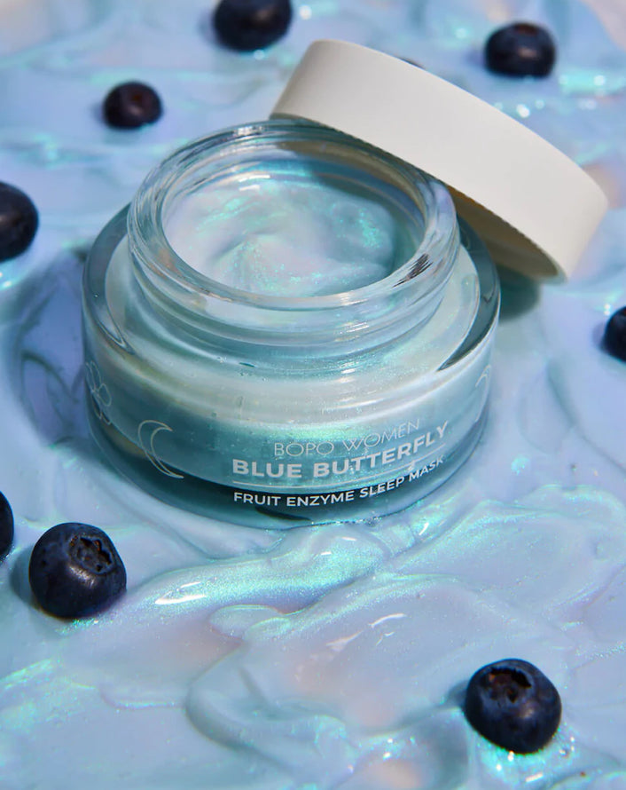 Blue Butterfly Sleep Mask