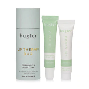 Huxter Lip Therapy Duo- Peppermint and Desert Lime