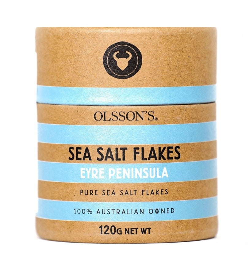 Olssons- Sea Salt Flakes 120g Kraft