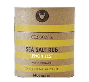 Olssons-Lemon Zest Salt Rub 140g