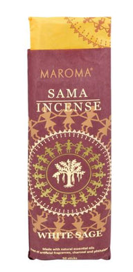 Maroma Sama Incense Sticks - White Sage Pack of 50